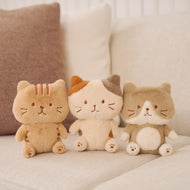 ふくふくにゃんこ  ブラウンおすわりマスコット