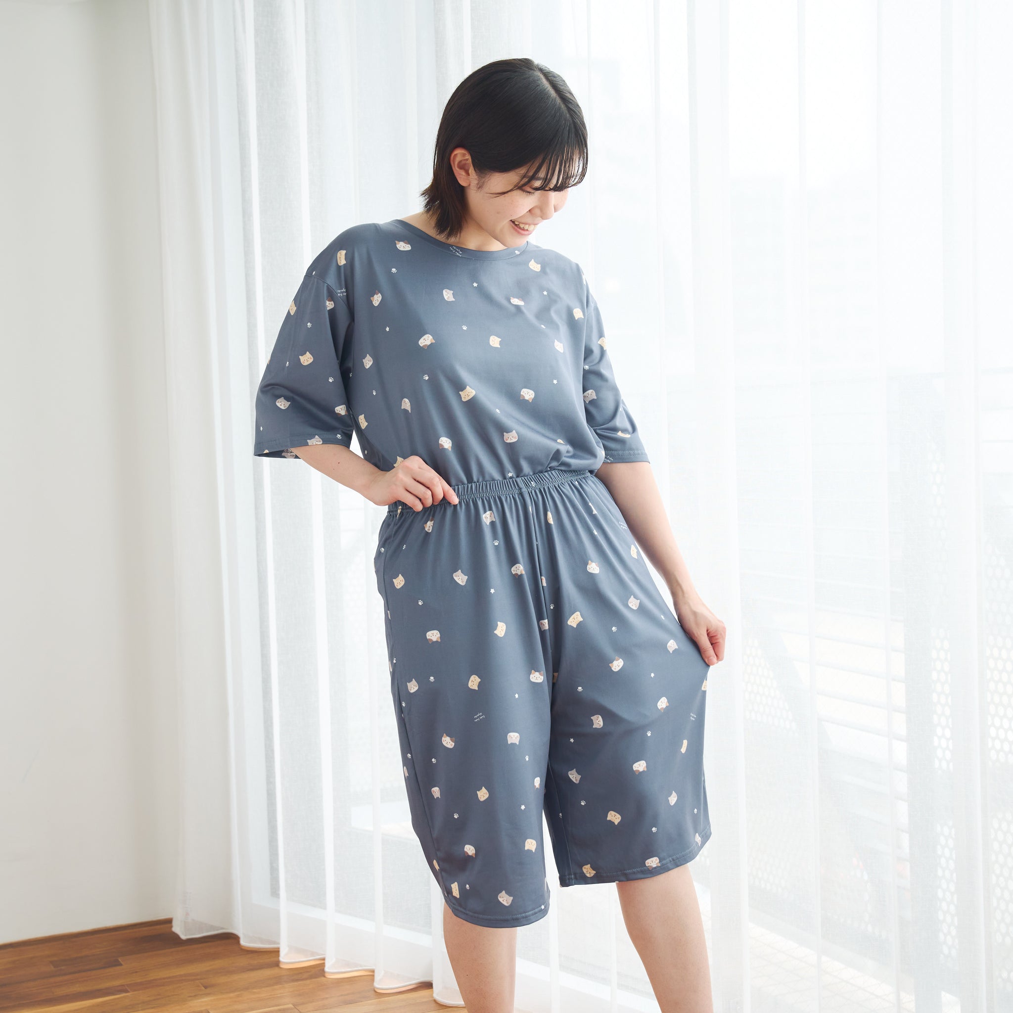 ふくふくにゃんこ やわらか涼感パンツ – HAPiNS online shop