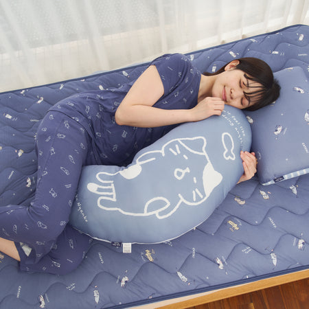 ふくふくにゃんこ 接触冷感ごろにゃんまったりミニ抱き枕【WEB限定】