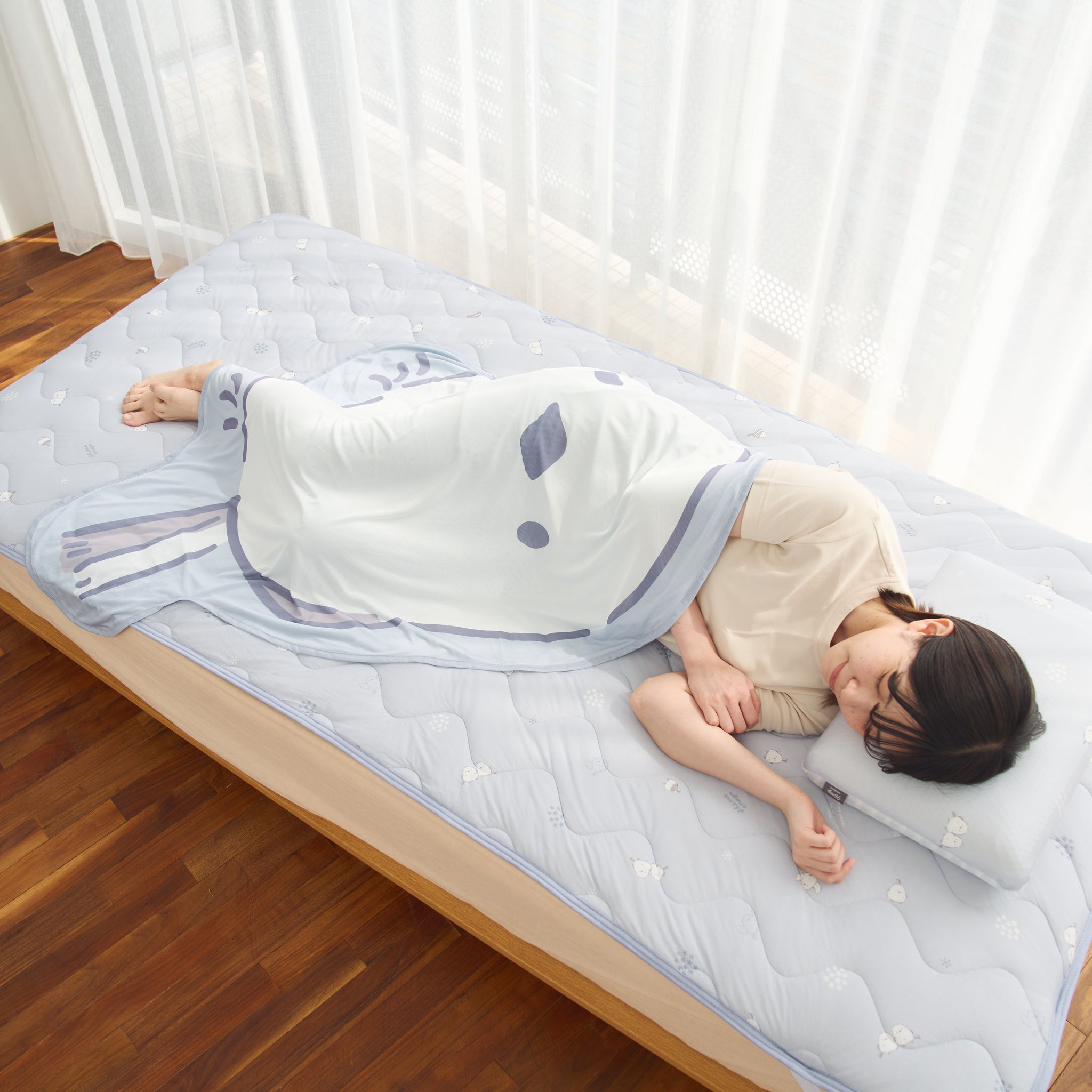 シマエナガ接触冷感ダイカットケット – HAPiNS online shop