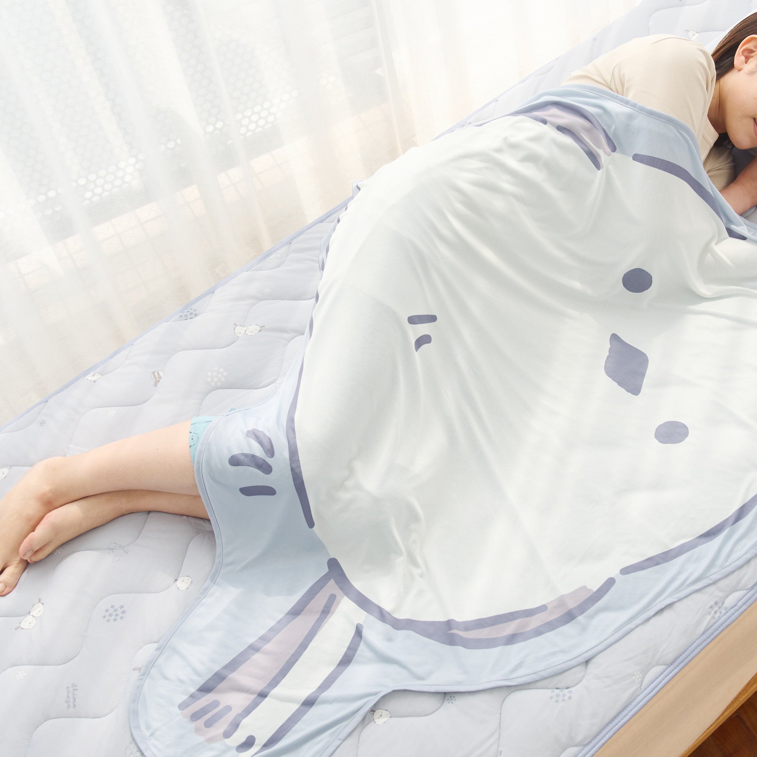 シマエナガ接触冷感ダイカットケット – HAPiNS online shop