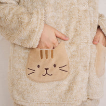  ふくふくにゃんこ フェイスポケットパジャマ
