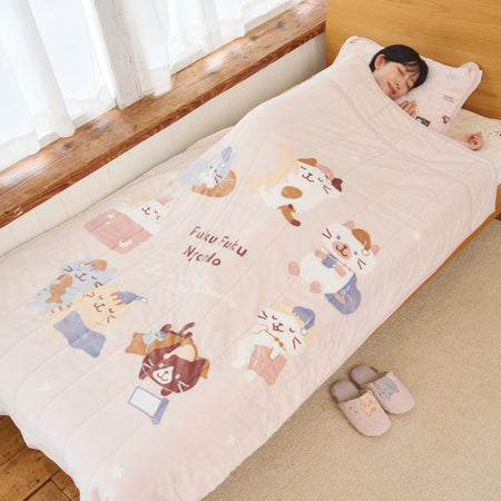 ふくふくにゃんこ あったか足ポカ毛布【2/13以降出荷予定】