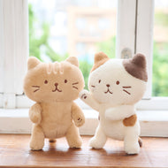 ふくふくにゃんこ 　POSEIES(ポージーズ)  自由にポーズが楽しめる 癒し系 ぬいぐるみ マスコット
