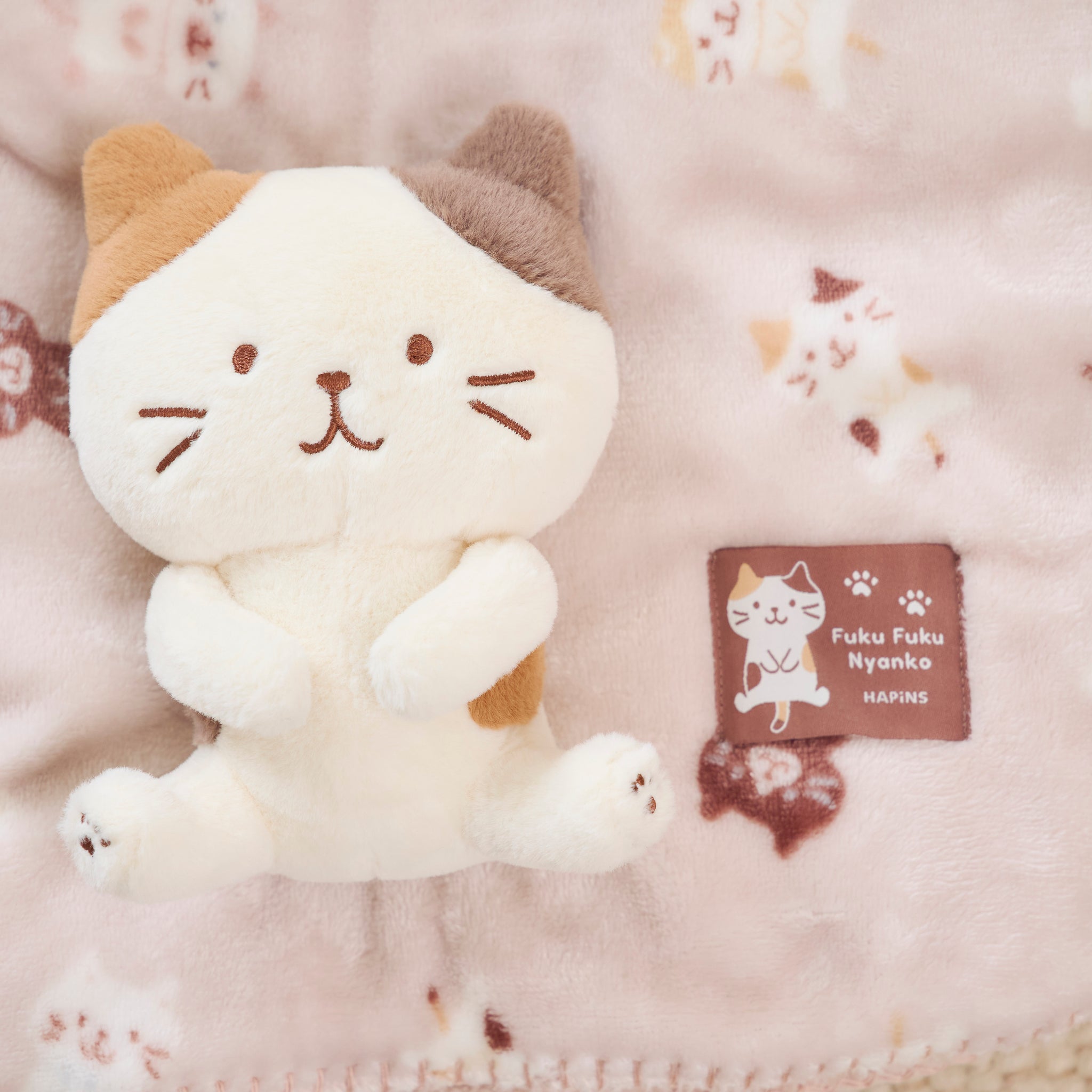 ふくふくにゃんこ フランネルブランケットL – HAPiNS online shop