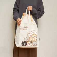  ふくふくにゃんこ むぎゅっとにゃんこストレージ巾着
