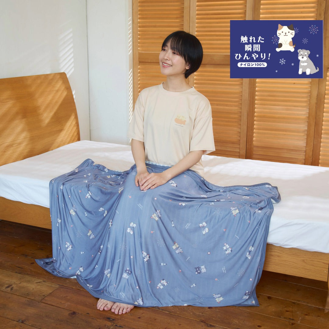 ふくふくにゃんこ 縁日 接触冷感 サマーケット L – HAPiNS online shop