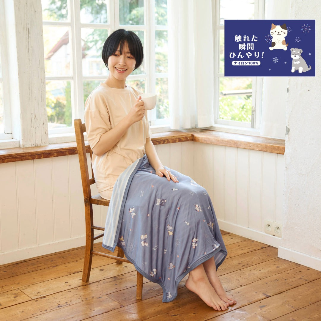 ふくふくにゃんこ 縁日 接触冷感 サマーケット M – HAPiNS online shop
