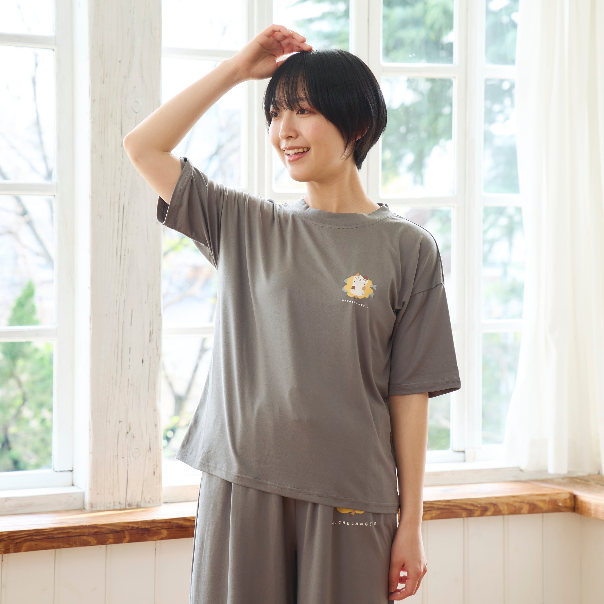 ふくふくにゃんこ きごこち リラフワ Tシャツ – HAPiNS online shop