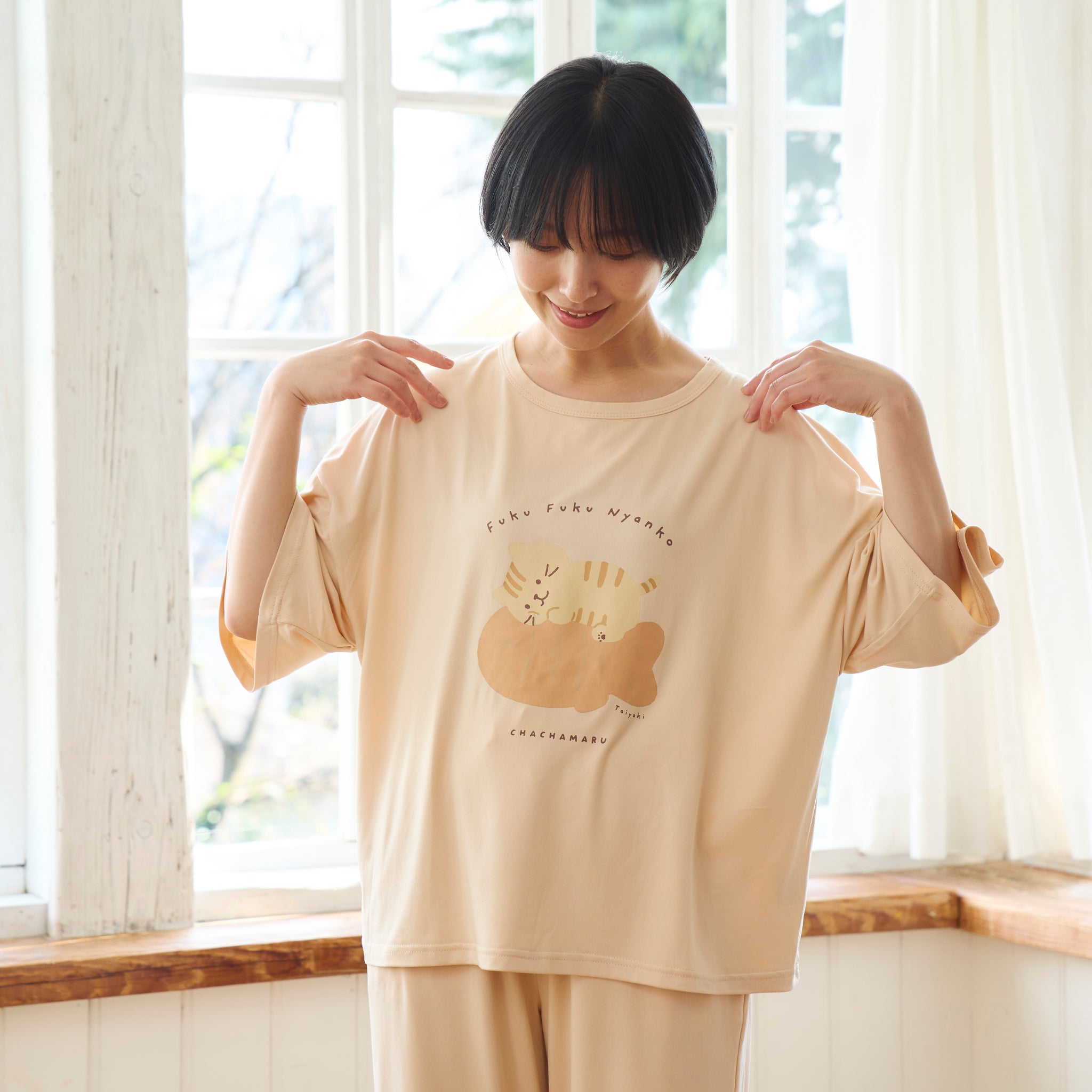 ふくふくにゃんこ きごこち リラフワ パジャマ – HAPiNS online shop