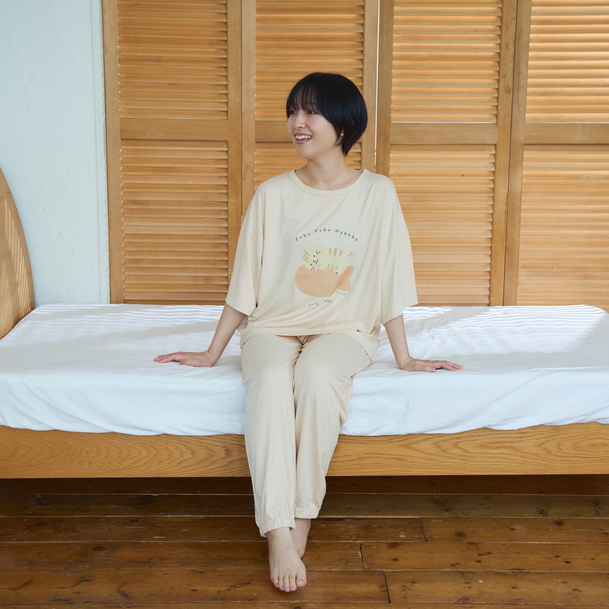 ふくふくにゃんこ きごこち リラフワ パジャマ – HAPiNS online shop