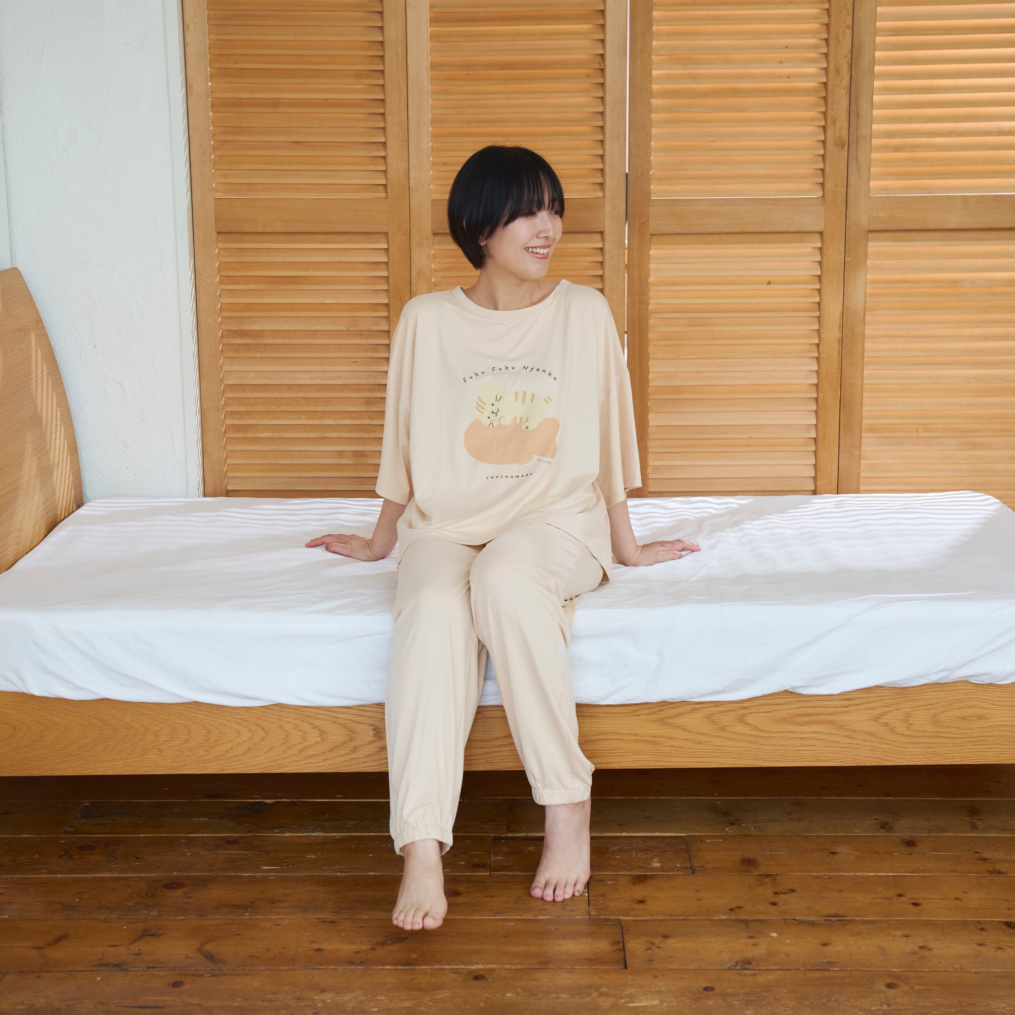 ふくふくにゃんこ きごこちリラフワ パジャマ – HAPiNS online shop