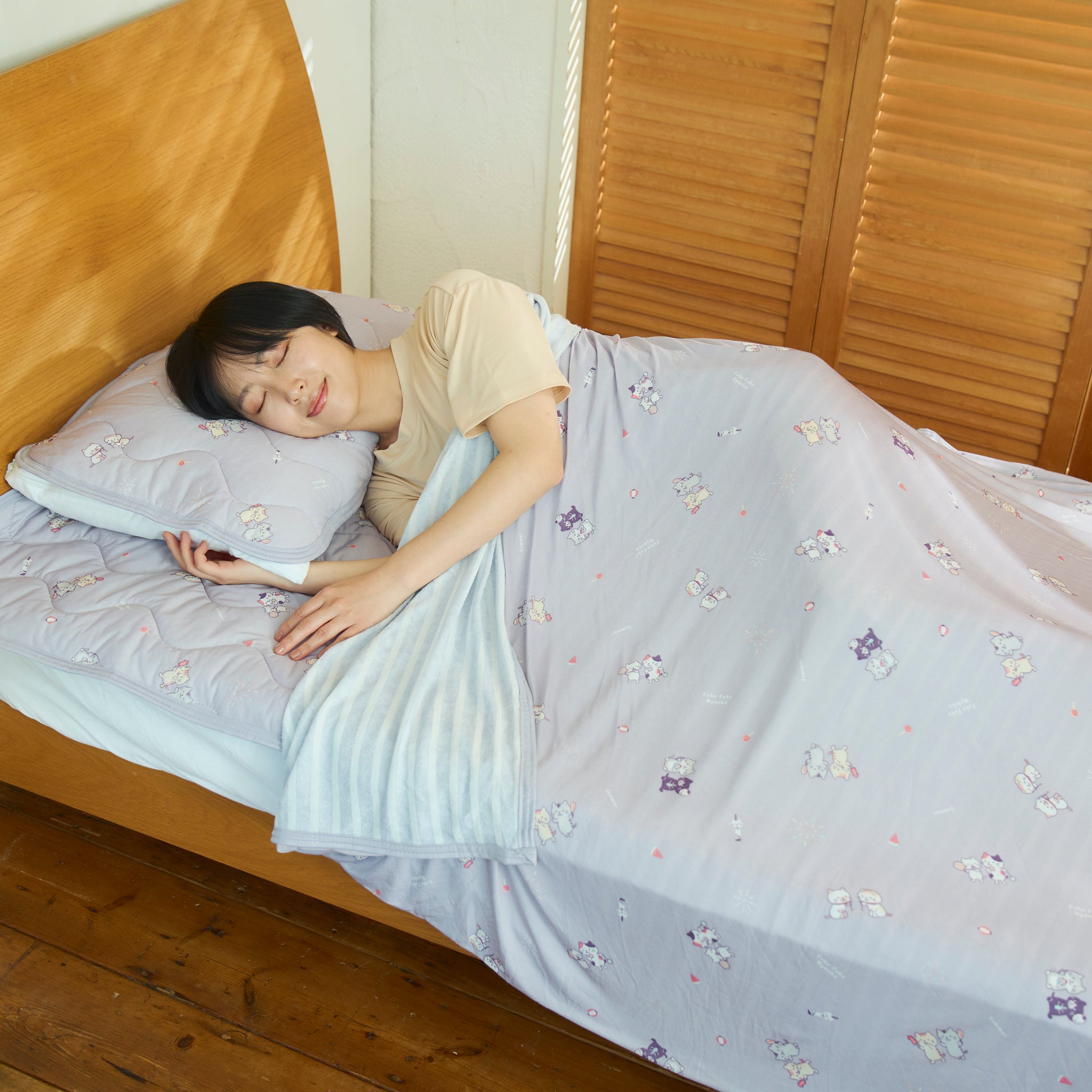 ふくふくにゃんこ 縁日 接触冷感 サマーケット LL – HAPiNS online shop