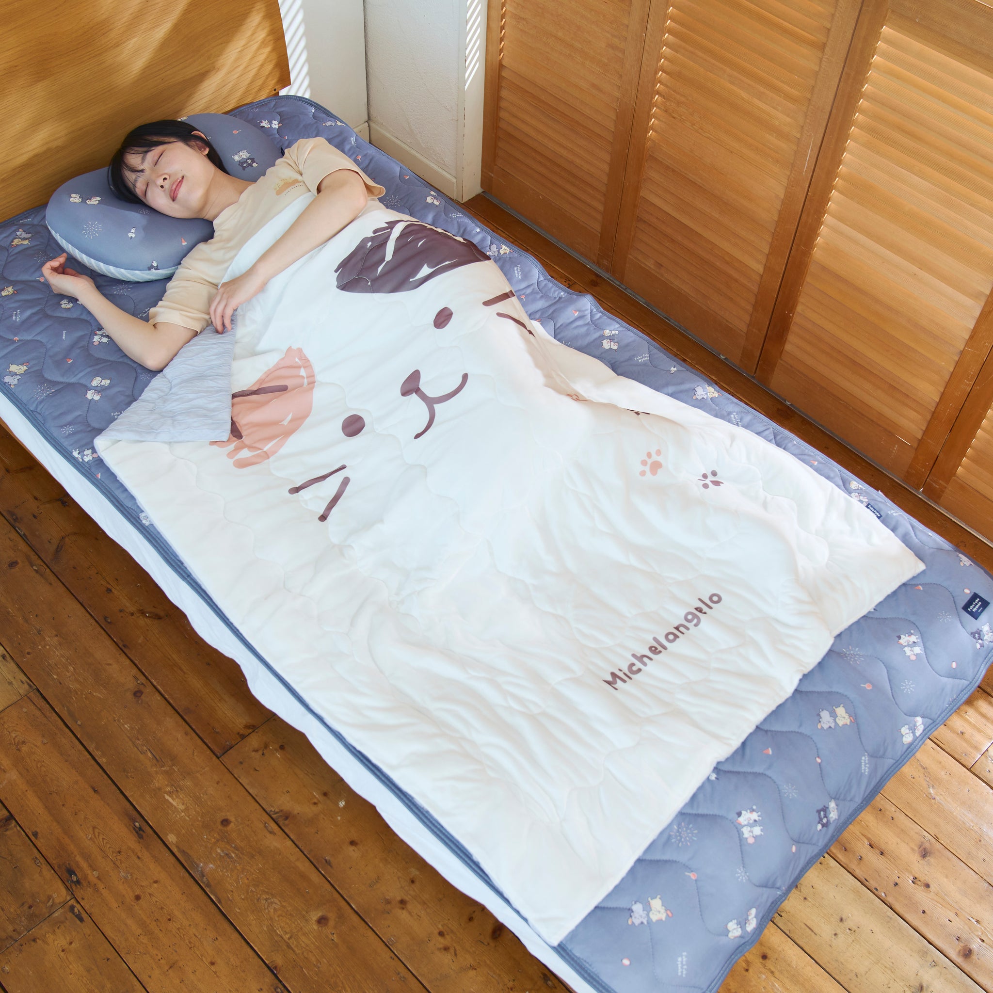 ふくちゃん ふくふくにゃんこ ちょこんとふた付きステンレスマグ – HAPiNS online shop