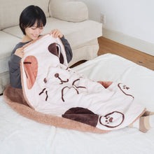  ふくふくにゃんこ ミケのぱっくんケット 着る毛布 【2026_秋冬】
