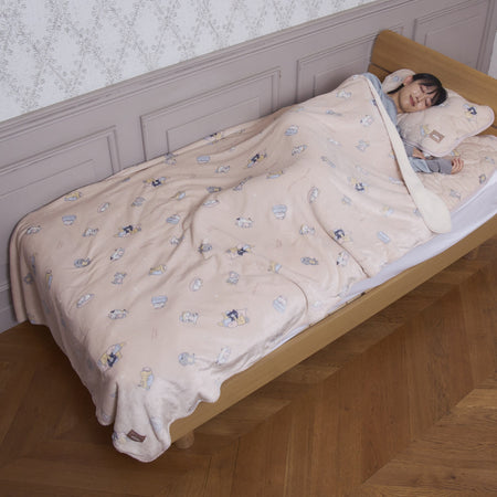 【予約商品】 ふくふくにゃんこ フランネルブランケット LLサイズ dreamy ねむねむにゃんこ 【2026_秋冬】