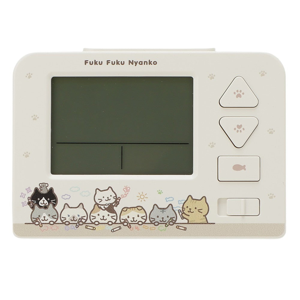 ふくふくにゃんこ 電波クロック
