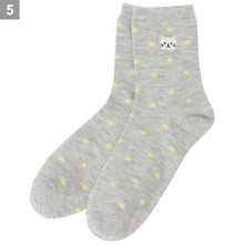  Fuku Fuku Nyanko星柄クルーソックス【3足税込1100円】
