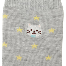  Fuku Fuku Nyanko星柄クルーソックス【3足税込1100円】
