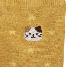  Fuku Fuku Nyanko星柄クルーソックス【3足税込1100円】
