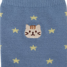 Fuku Fuku Nyanko星柄クルーソックス【3足税込1100円】

