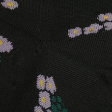  Fuku Fuku Nyanko花柄ロークルーソックス【3足税込1100円】
