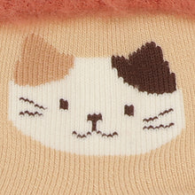  Fuku Fuku Nyanko発熱パイルロークルーソックス【3足税込1100円】
