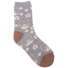  Fuku Fuku Nyanko裏起毛総柄ソックス【3足税込1100円】
