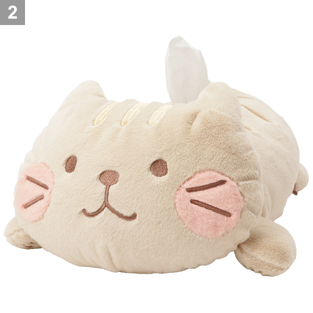 ふくふくにゃんこ ほっぺ寝そべりティッシュボックスカバー – HAPiNS