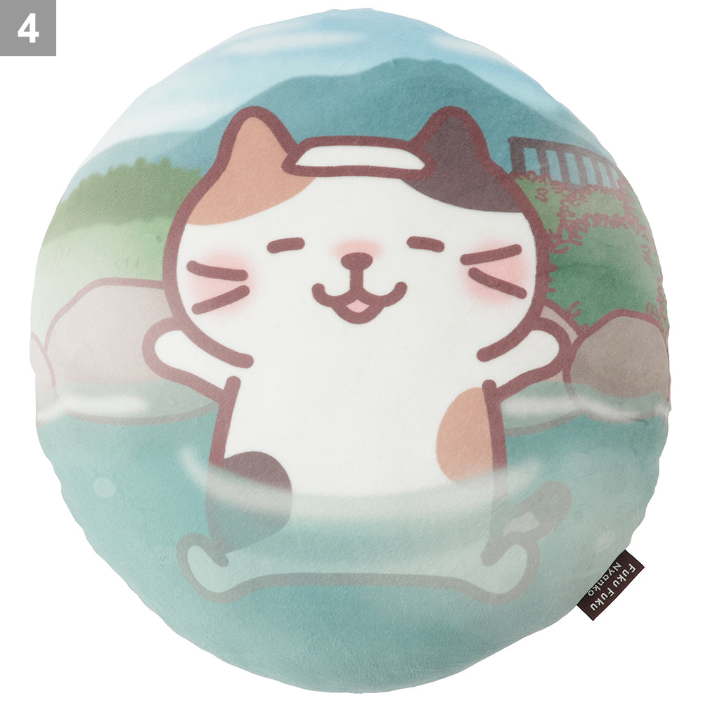 にゃんにゃんにゃんこ にゃんこ温泉 絵がわりざぶとん 【公式