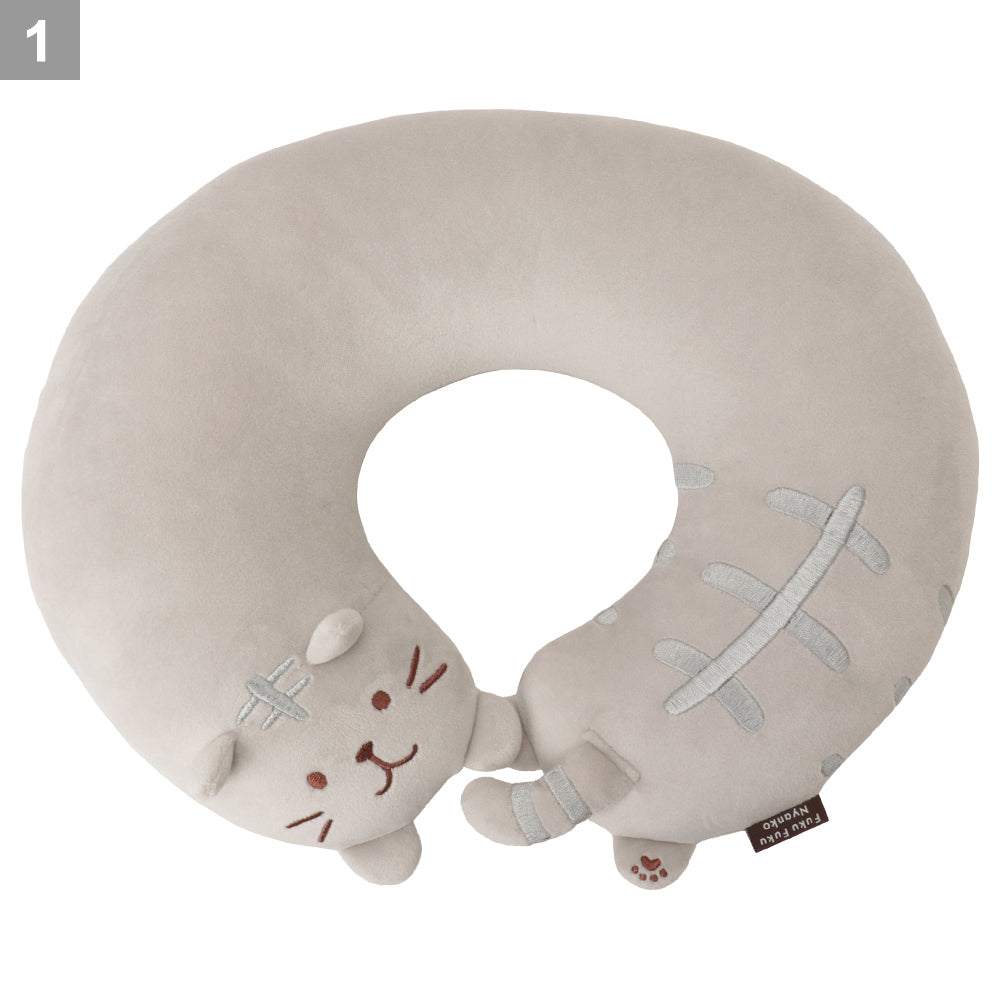 フユニャン枕 ねこ好き必見！ねこ型ひんやり枕 【ふくふくにゃんこ持続冷感ジェル枕