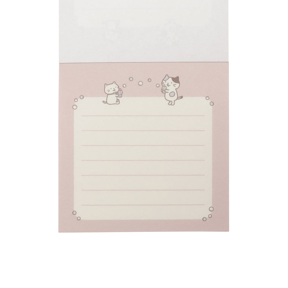 ふくふくにゃんこ しゃぼんブロックメモ – HAPiNS online shop