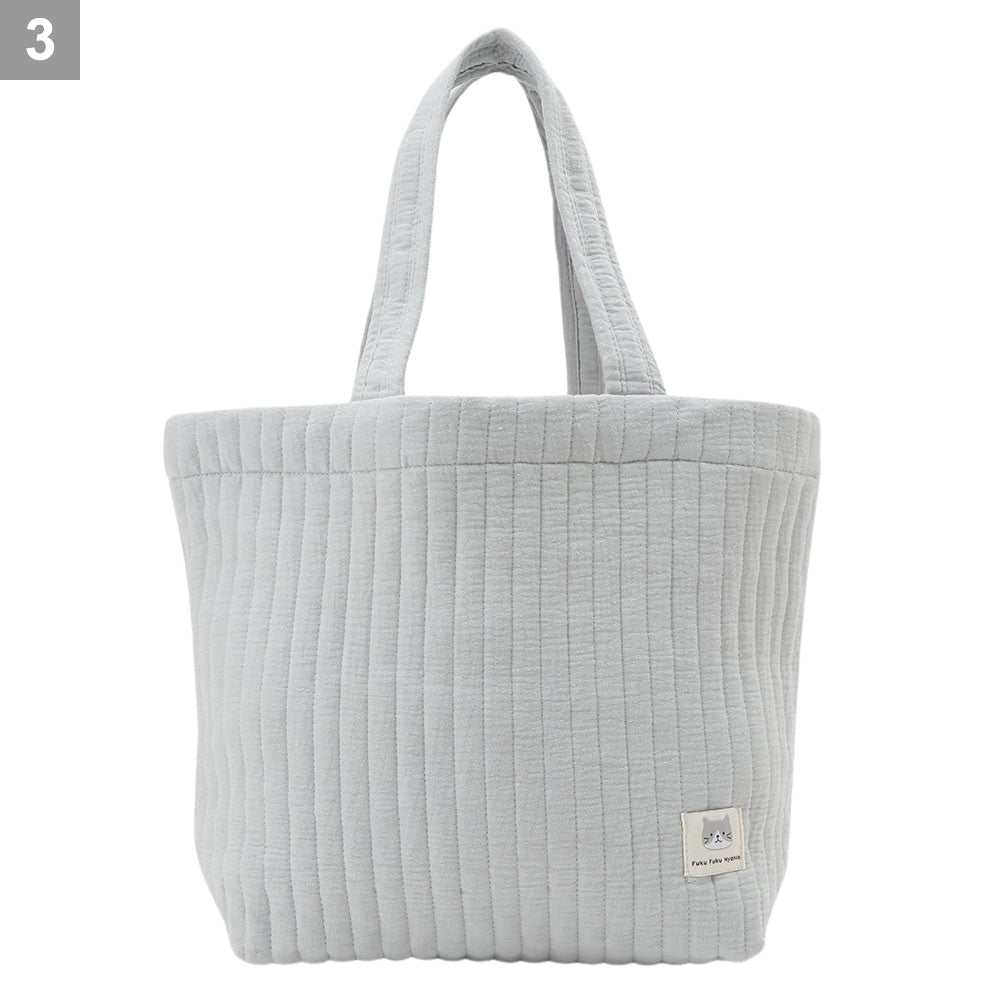 ふくふくにゃんこ コットンラージトートバッグ – HAPiNS online shop