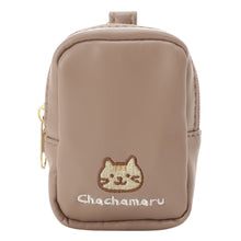  Fuku Fuku Nyankoラテ色カラビナ付きガジェットポーチ
