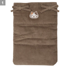  ふくふくにゃんこ コーデュロイパソコンケース
