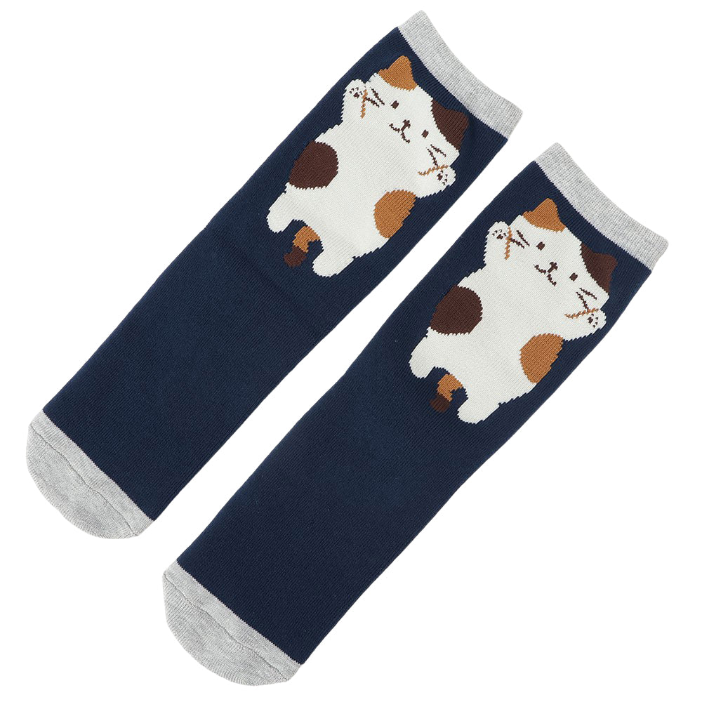 ふくふくにゃんこ のびにゃんパイルソックス – HAPiNS online shop