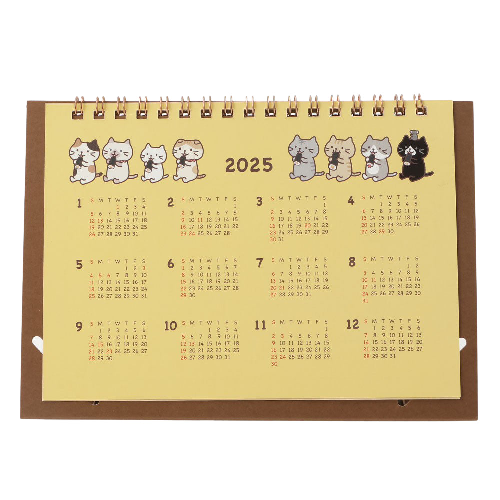 ぷくぷく① ② ③　計3枚 Fuku Fuku Nyanko 2025年卓上カレンダー – HAPiNS online shop