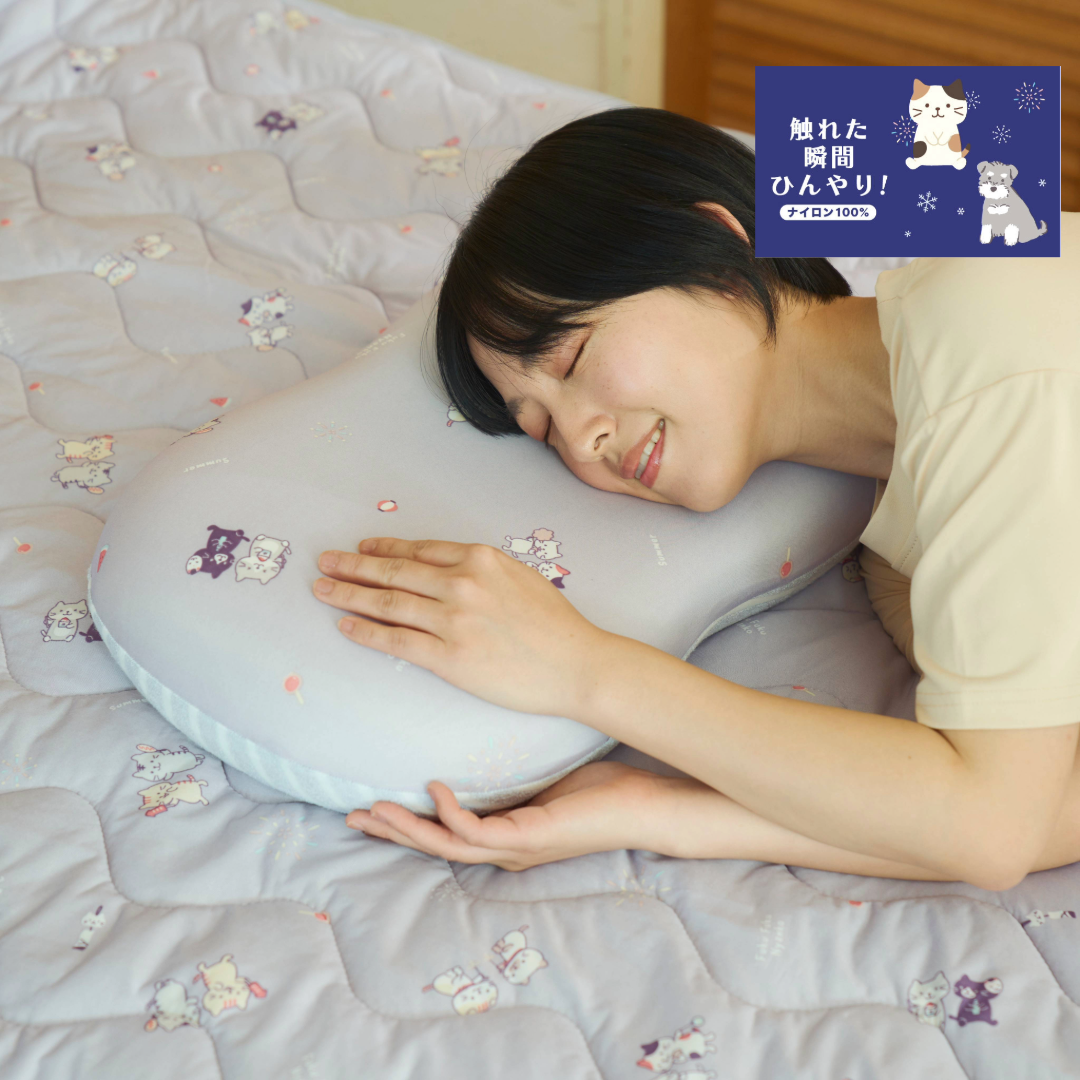 ふくふくにゃんこ 縁日 接触冷感 すっぽり枕 – HAPiNS online shop