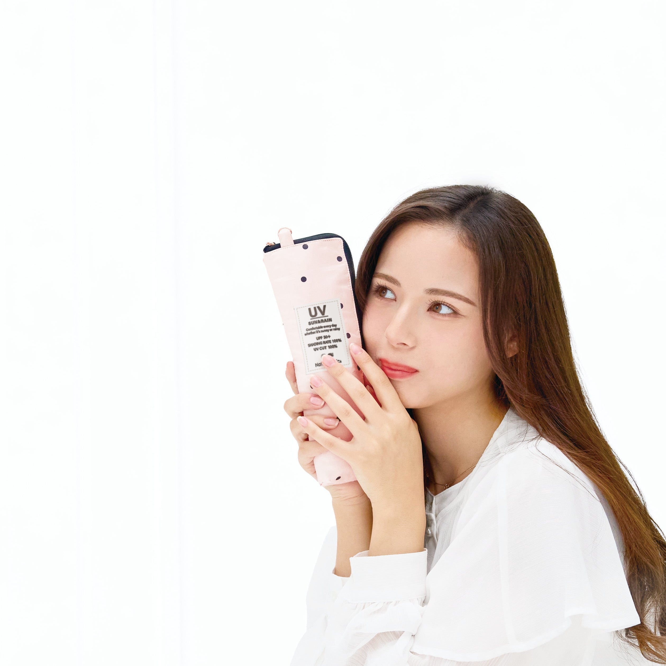 晴雨兼用 ミスティドット折りたたみ傘 (926-071) – HAPiNS online shop