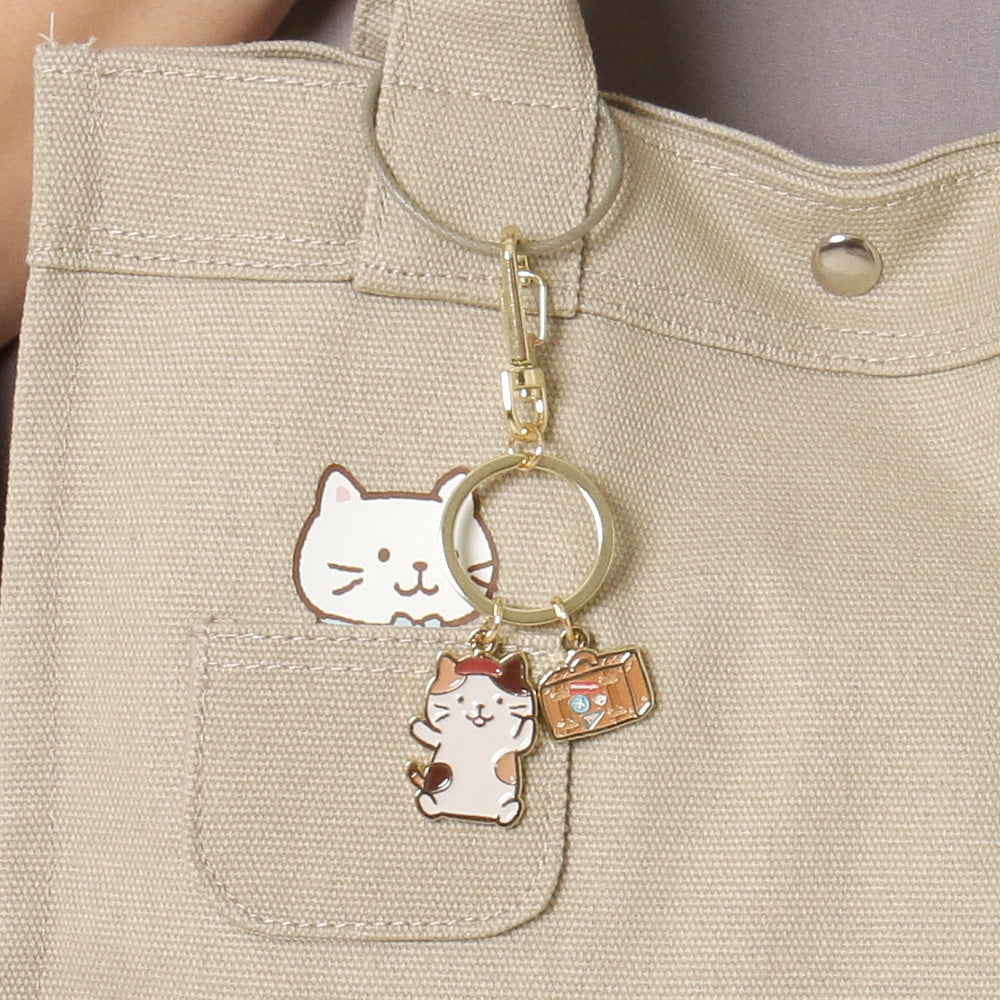 Fuku Fuku Nyankoミケランジェロおでかけキーリング