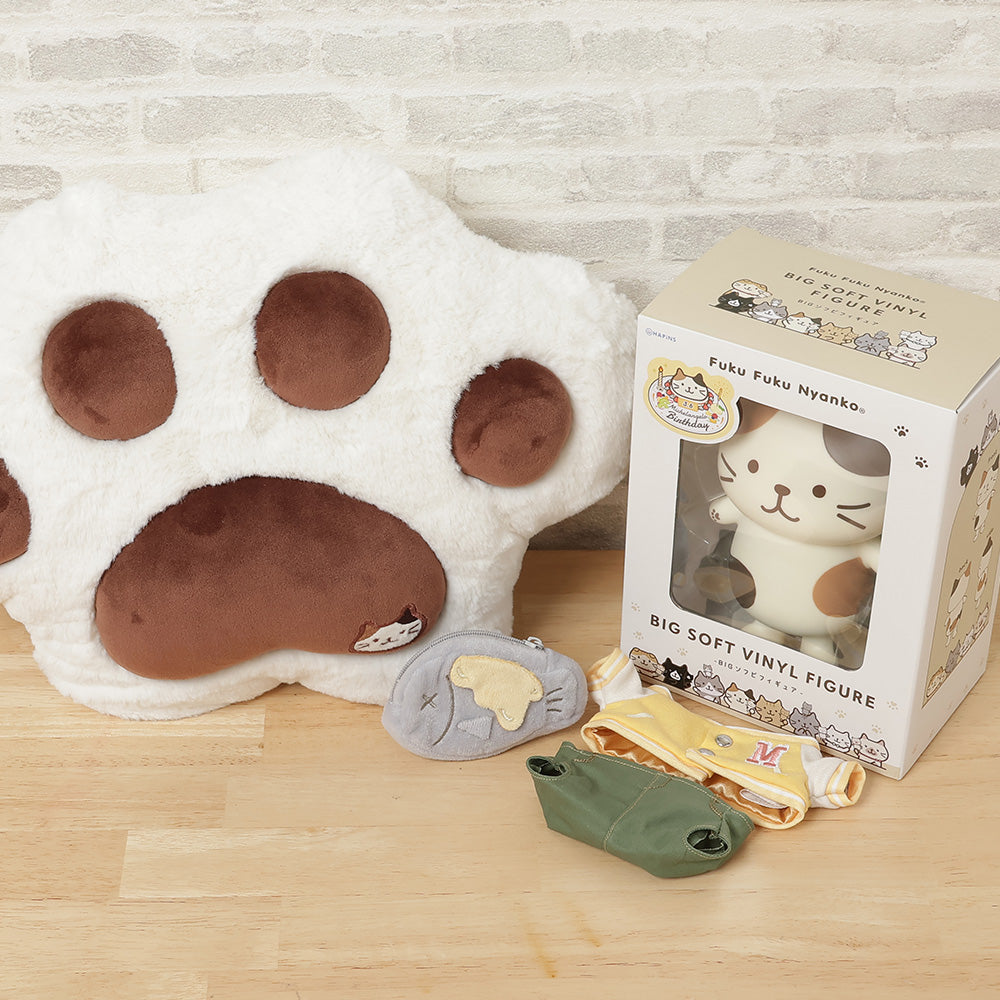 にゃんにゃんにゃんこ わっしょい！にゃんこまつり お好みにゃんこクッション ふくふくにゃんこ ミケランジェロ肉球クッション – HAPiNS online shop