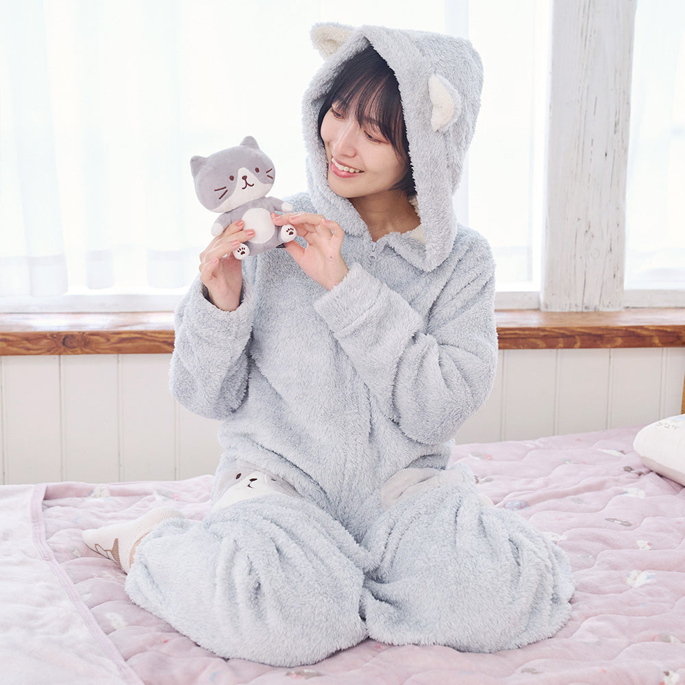 4点】【まとめ売り】ふくふくにゃんこルームセットルームウェアパジャマ