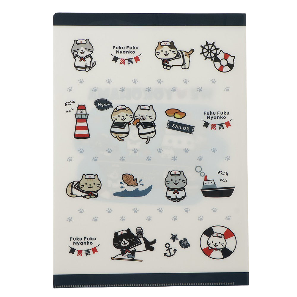 ふくふくにゃんこ 横浜クリアファイル【WEB限定】 – HAPiNS online shop