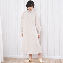  Fuku Fuku Nyankoのんびりスウェットジップワンピース
