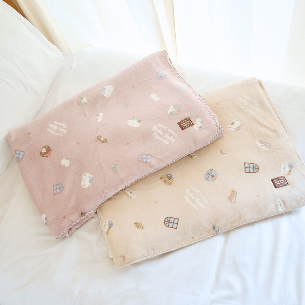 ふくふくにゃんこ フランネルブランケットLL – HAPiNS online shop