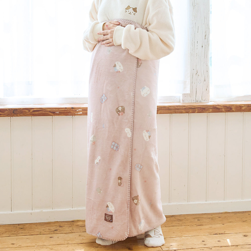 ジフン ブランケット ふくふくにゃんこ フランネルブランケットL – HAPiNS online shop