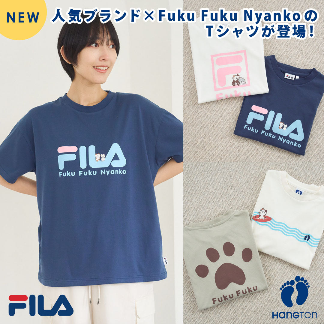 FILA×ふくふくにゃんこ ロゴTシャツ – HAPiNS online shop