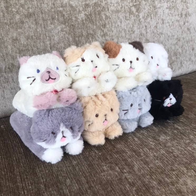 ふくふくにゃんこ ごろにゃんぬいぐるみ（サバ太・クロ助
