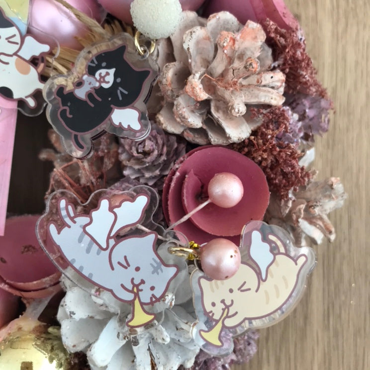 ふくふくにゃんこ エンジェルクリスマスリース【WEB限定】 – HAPiNS
