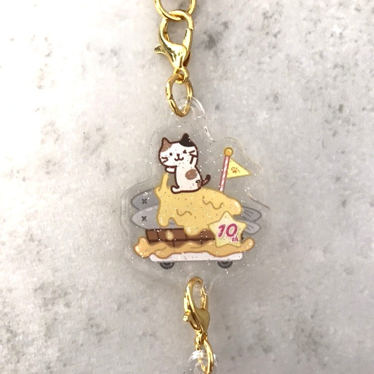 ふくふくにゃんこ 10周年記念3連キーホルダー – HAPiNS online shop